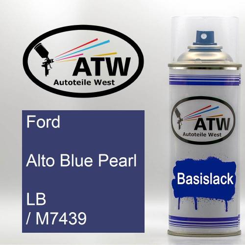 Ford, Alto Blue Pearl, LB / M7439: 400ml Sprühdose, von ATW Autoteile West.